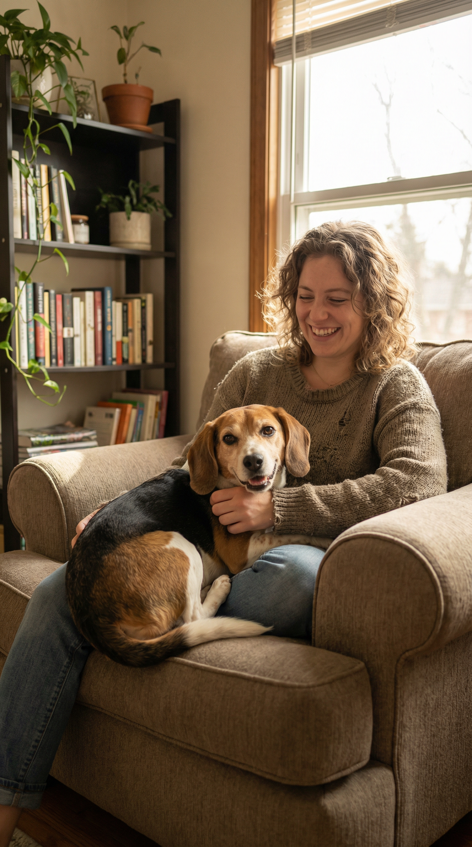 Photo of Emily R. and her dog Cooper